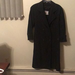 Black trench coat